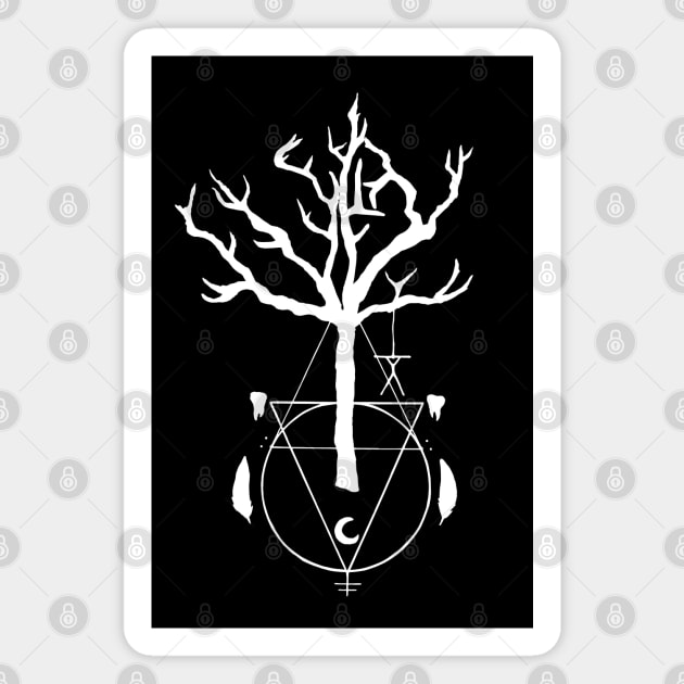 A Witch Tree Magnet by LadyMorgan